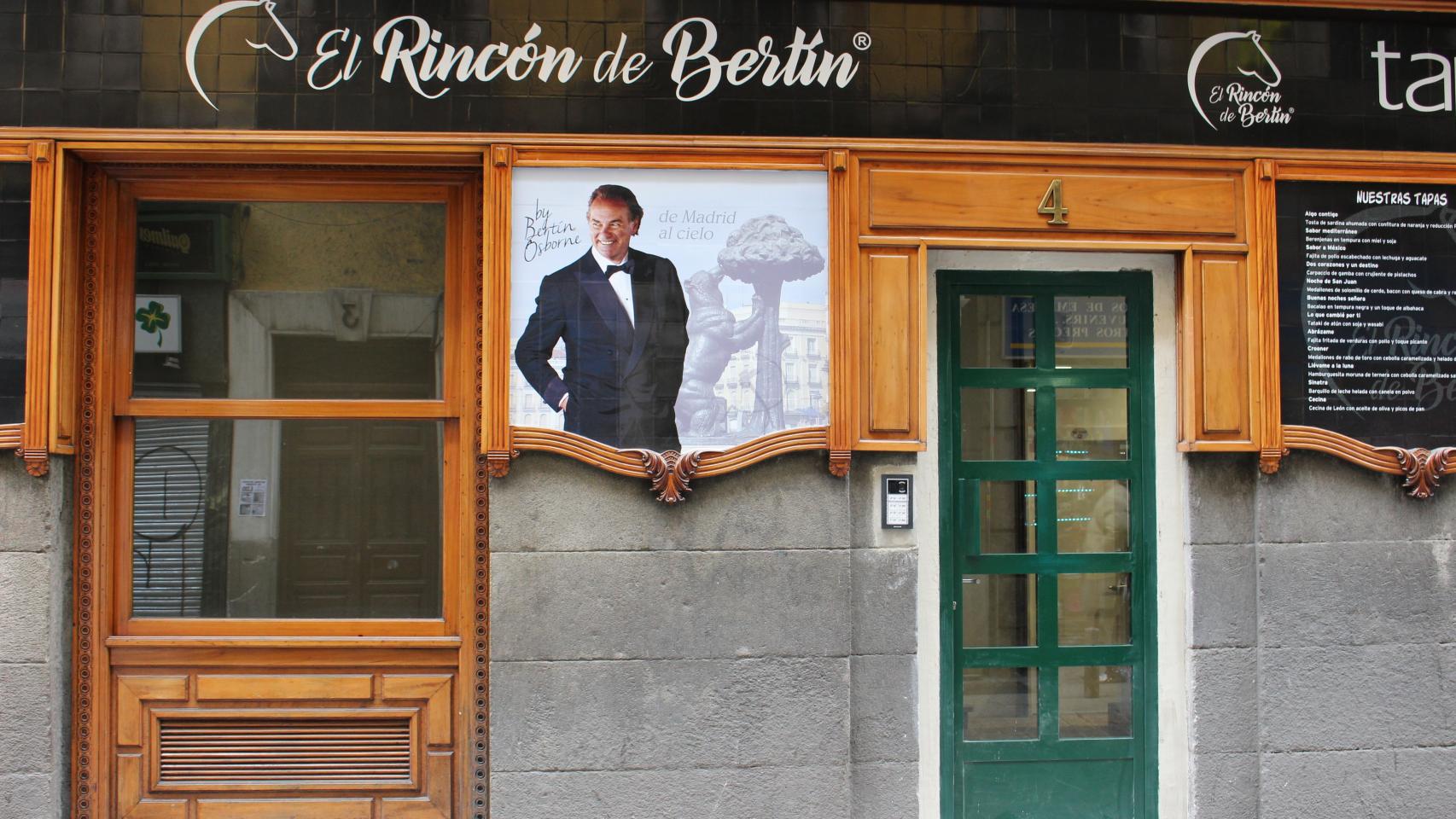 El rincón de Bertín, a dos minutos de la madrileña plaza de Sol.