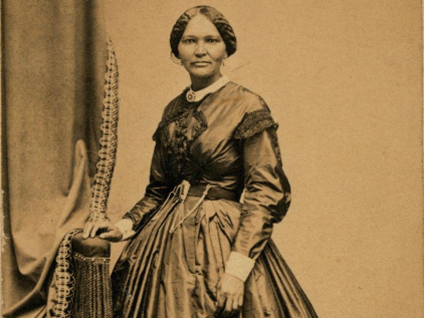 Elizabeth Keckley, confidente de la primera dama, a quien acompañó en el discurso de Gettysburg.