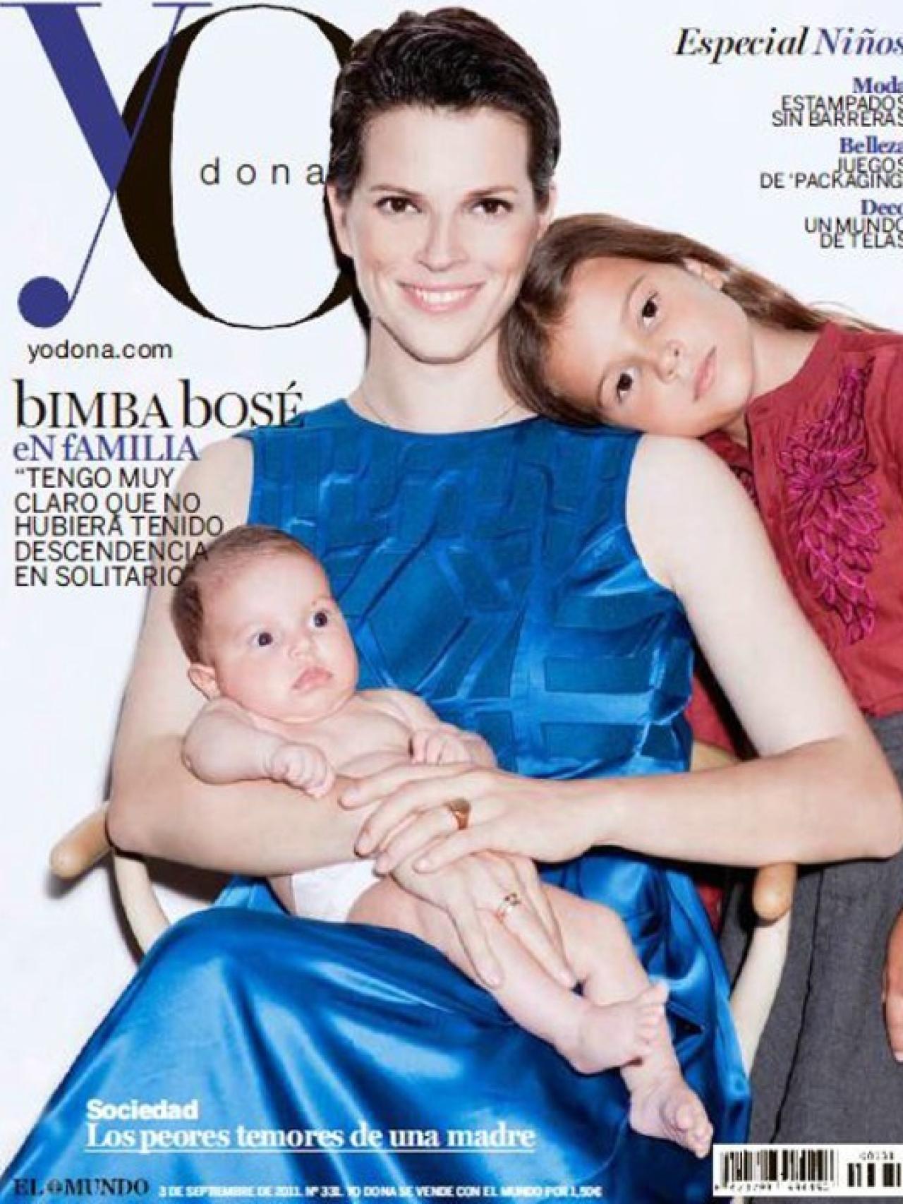 Portada de Yo Dona con Bimba Bosé y sus dos hijas