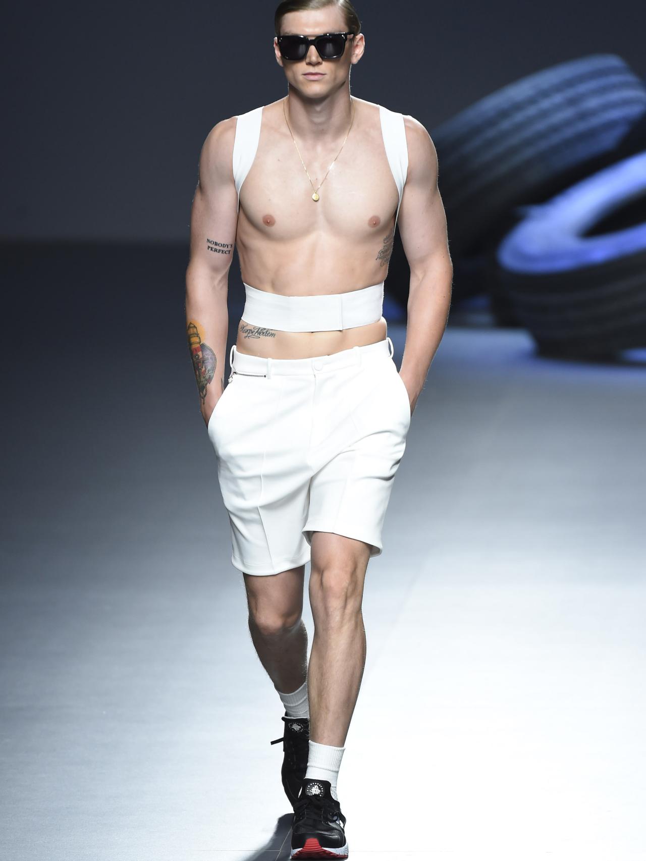 Charlie Centa en la Mercedes Benz Fasion Week Madrid el pasado año.