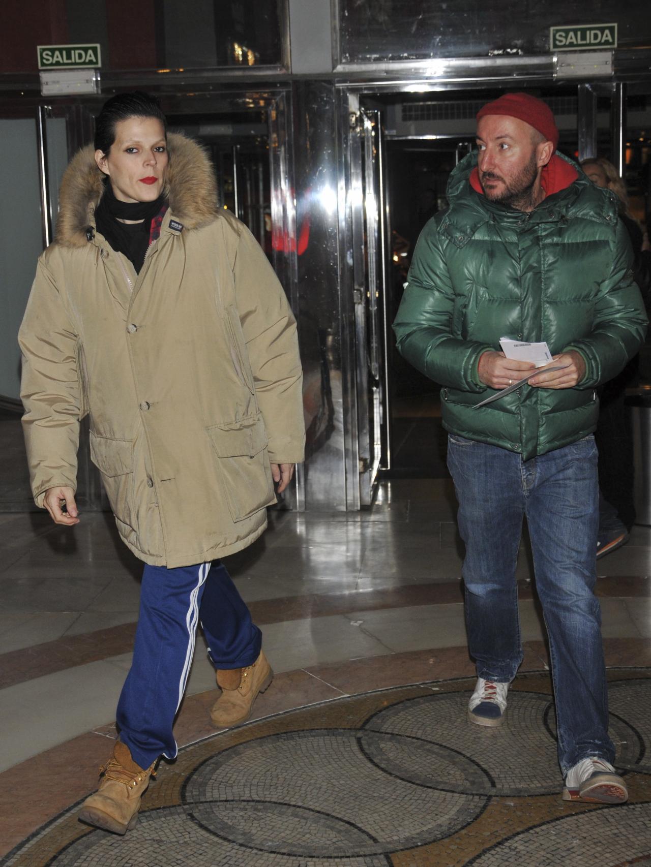 la modelo con Diego Postigo en 2011 cuando aún estaban casados.