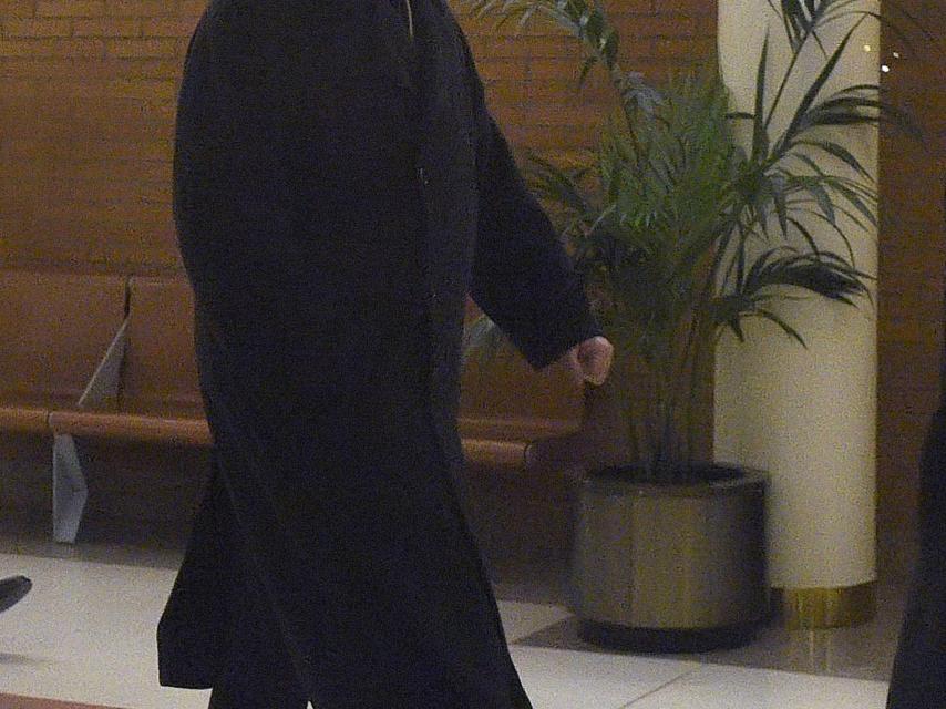 Miguel Bosé, recién llegado de América para acudir al funeral.