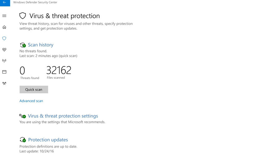 windows defender centro 2