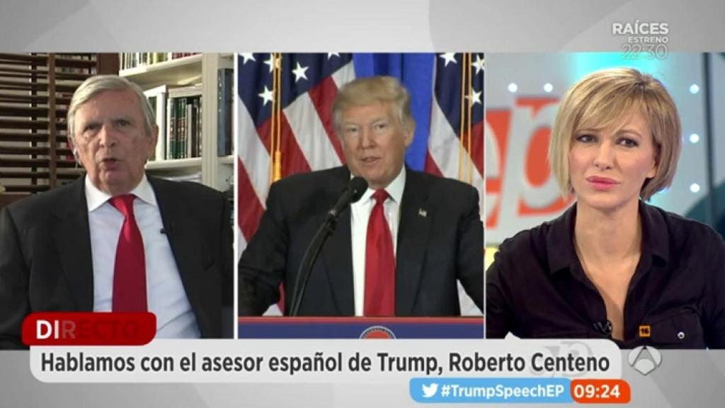 Tremenda bronca del falso asesor de Donald Trump en 'Espejo Público'