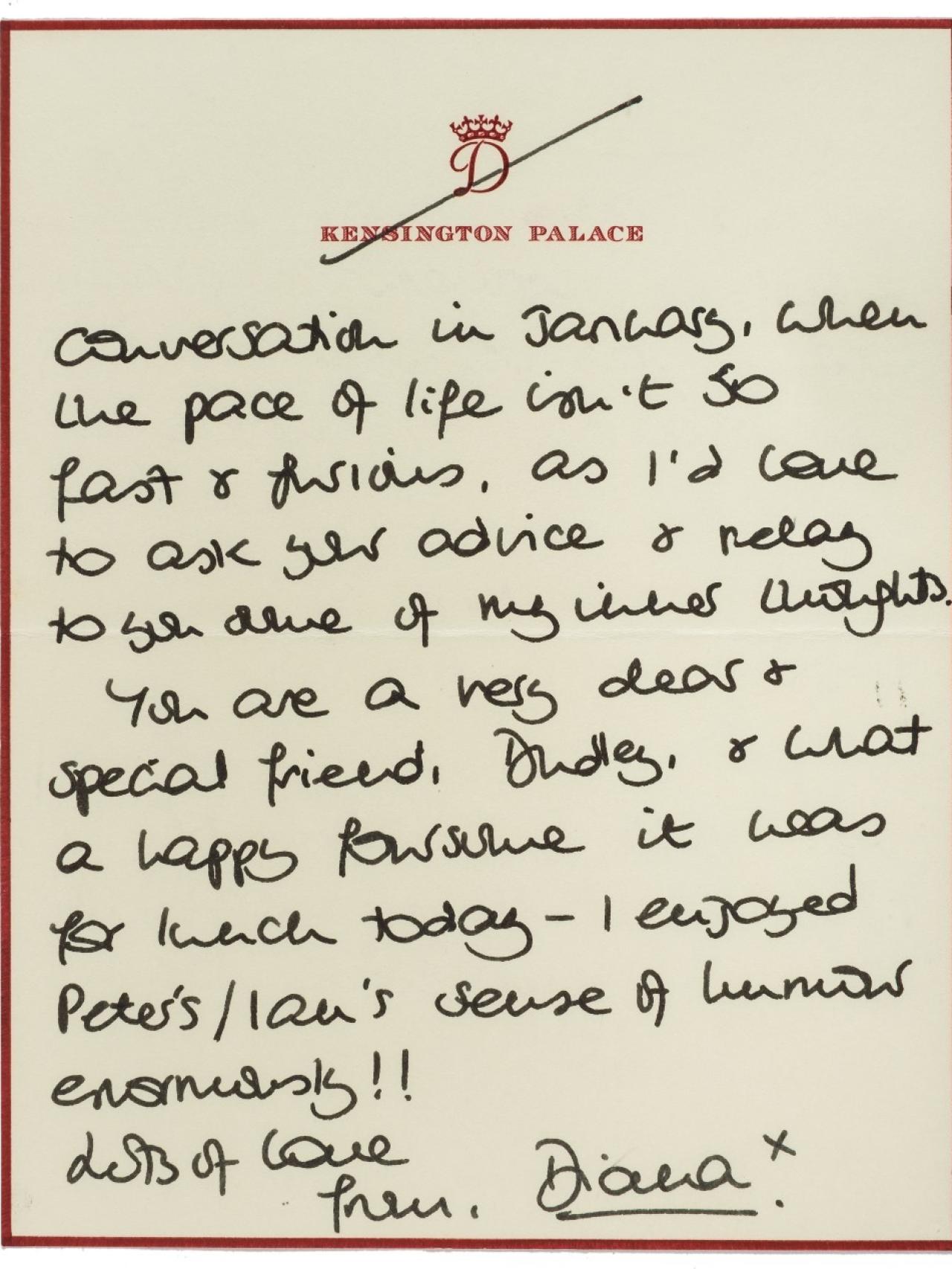 Otro extracto de las misivas que componen el lote.