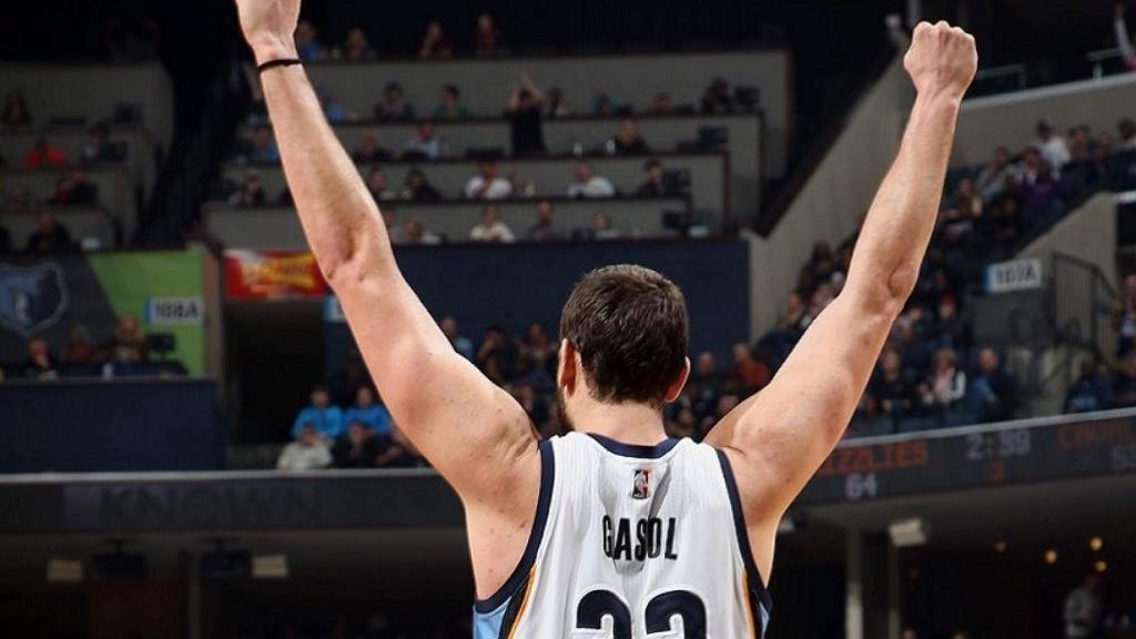 Marc Gasol, en un partido con los Grizzlies