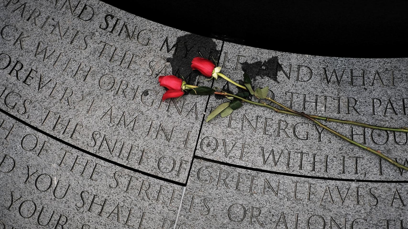 Un monumento conmemorativo de las víctimas del sida