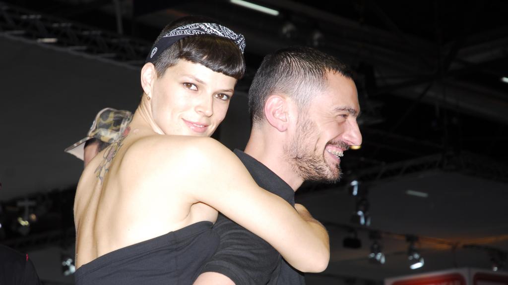 El diseñador y la modelo fueron siempre grandes amigos.