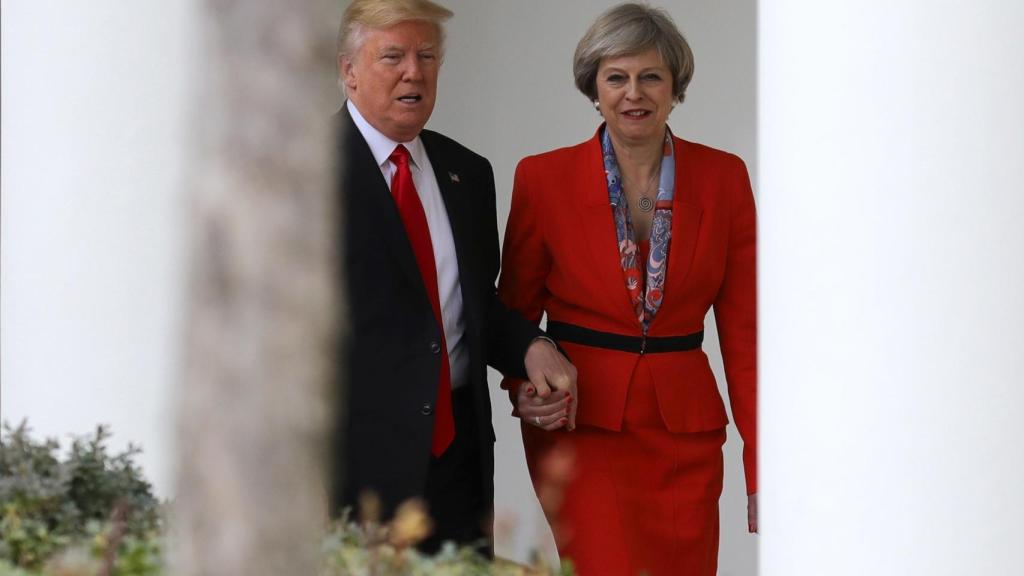 Trump y May, tras su encuentro en la Casa Blanca