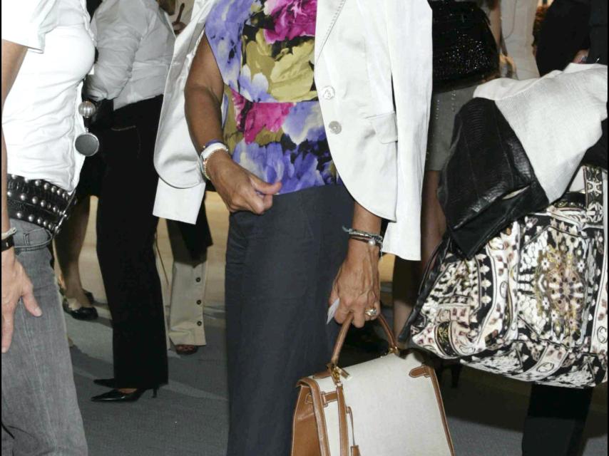 Marta Gayá durante la pasarela Cibeles Madrid Fashion Week en 2008.