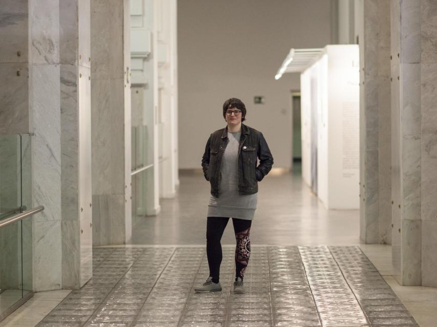 Carla Berrocal, en Cibeles.