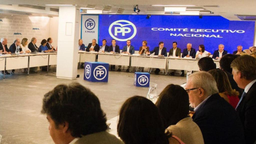 El Comité Ejecutivo Nacional del PP actual.