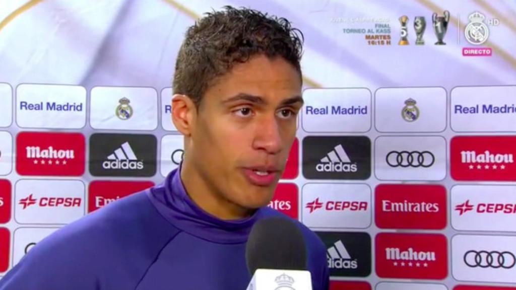 Varane habla tras el encuentro ante la Real