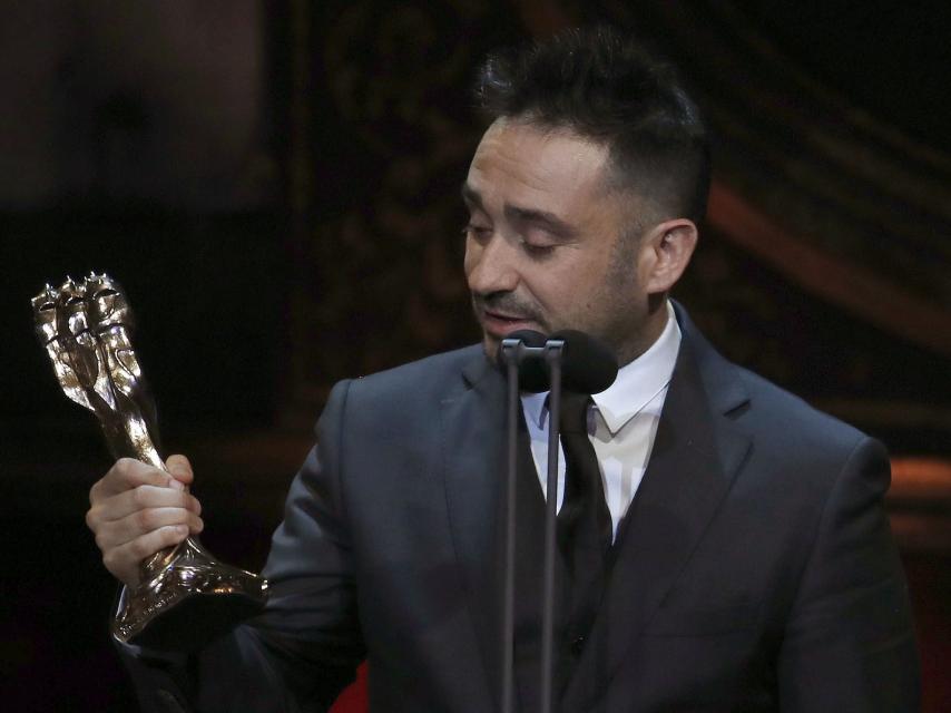 Bayona en la entrega de los Premios Gaudí.