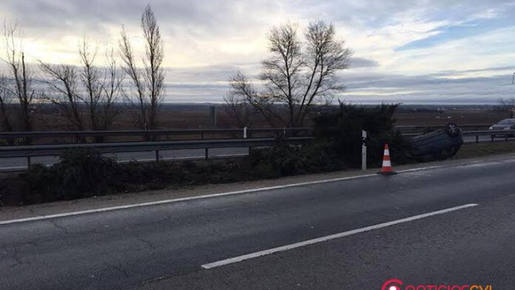 Valladolid-A-62-Geria-Villamarciel-accidente