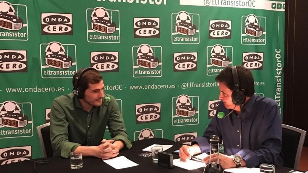 Casillas, en una entrevista en Onda Cero. Foto: @ElTransistorOC