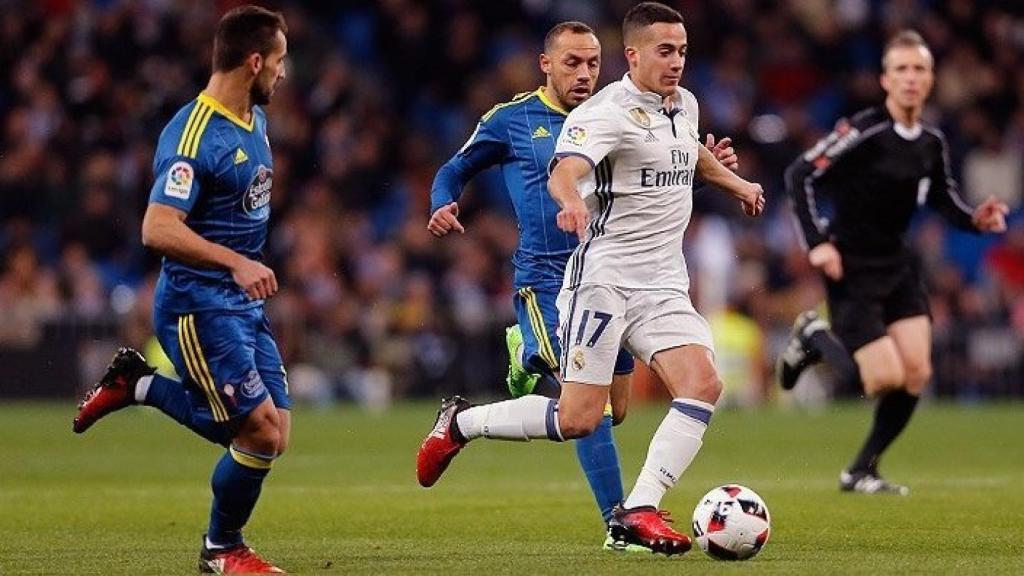 Lucas Vázquez frente al Celta (@realmadrid)