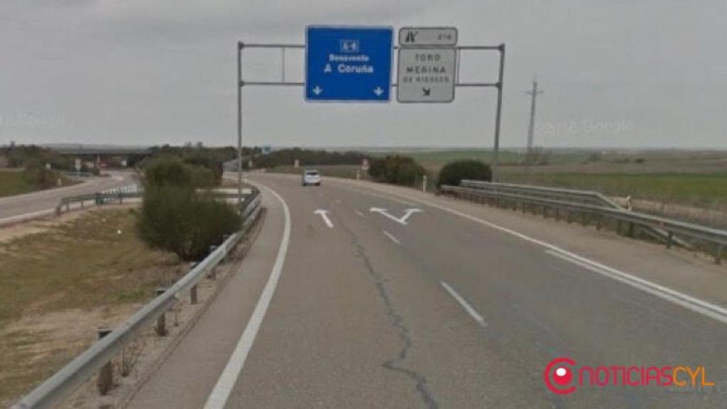accidente autovia a6 Villardefrades valladolid 1