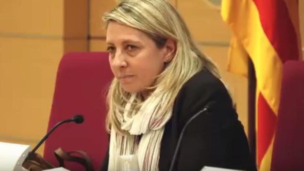 Miriam de Rosa, en una conferencia en Barcelona en marzo de 2015