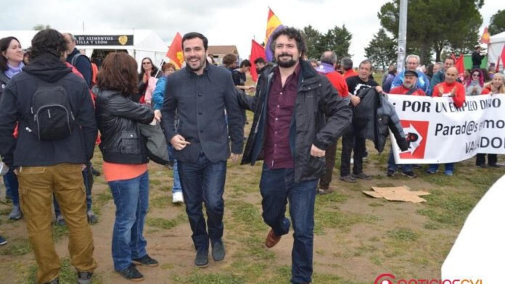Alberto Garzón en Villalar