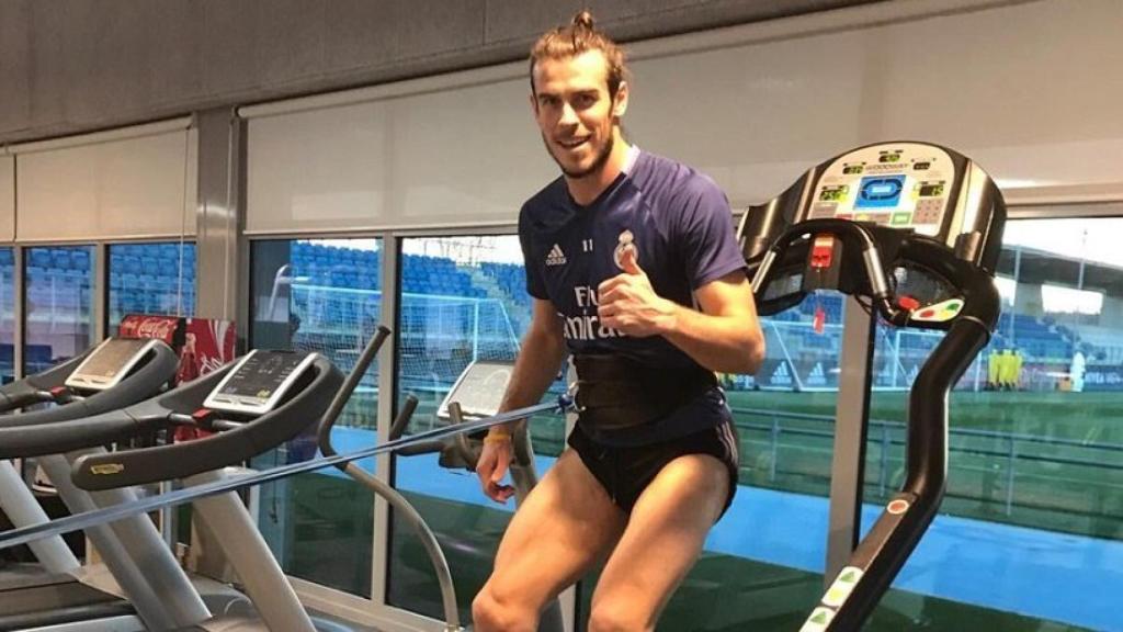Bale recuperándose de su lesión. Foto: @GarethBale11