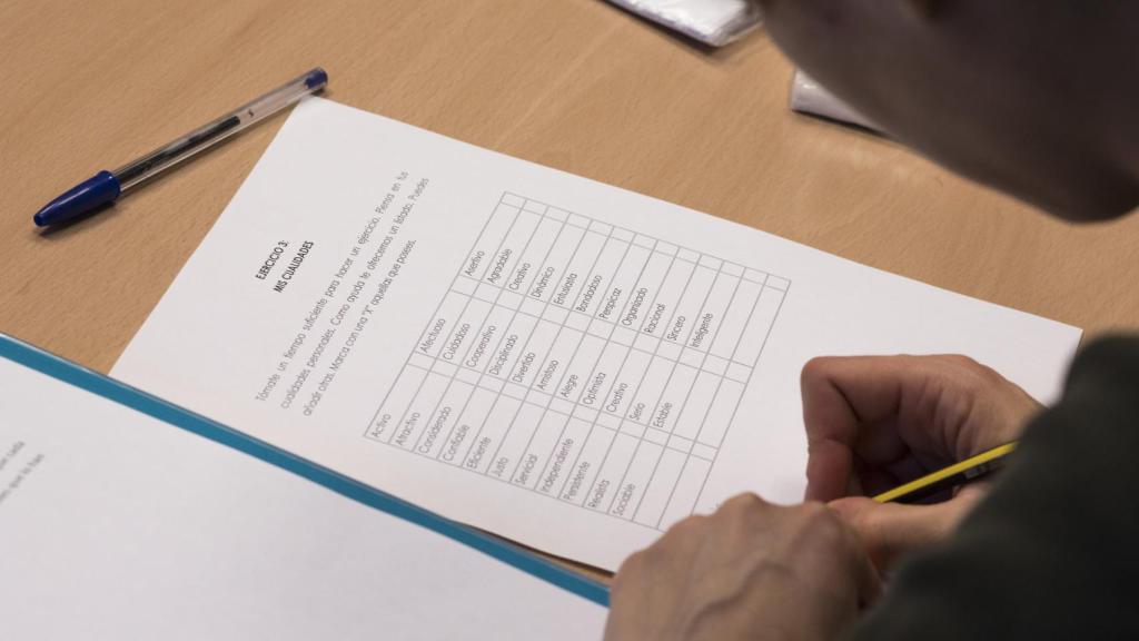 Otro momento de la terapia.