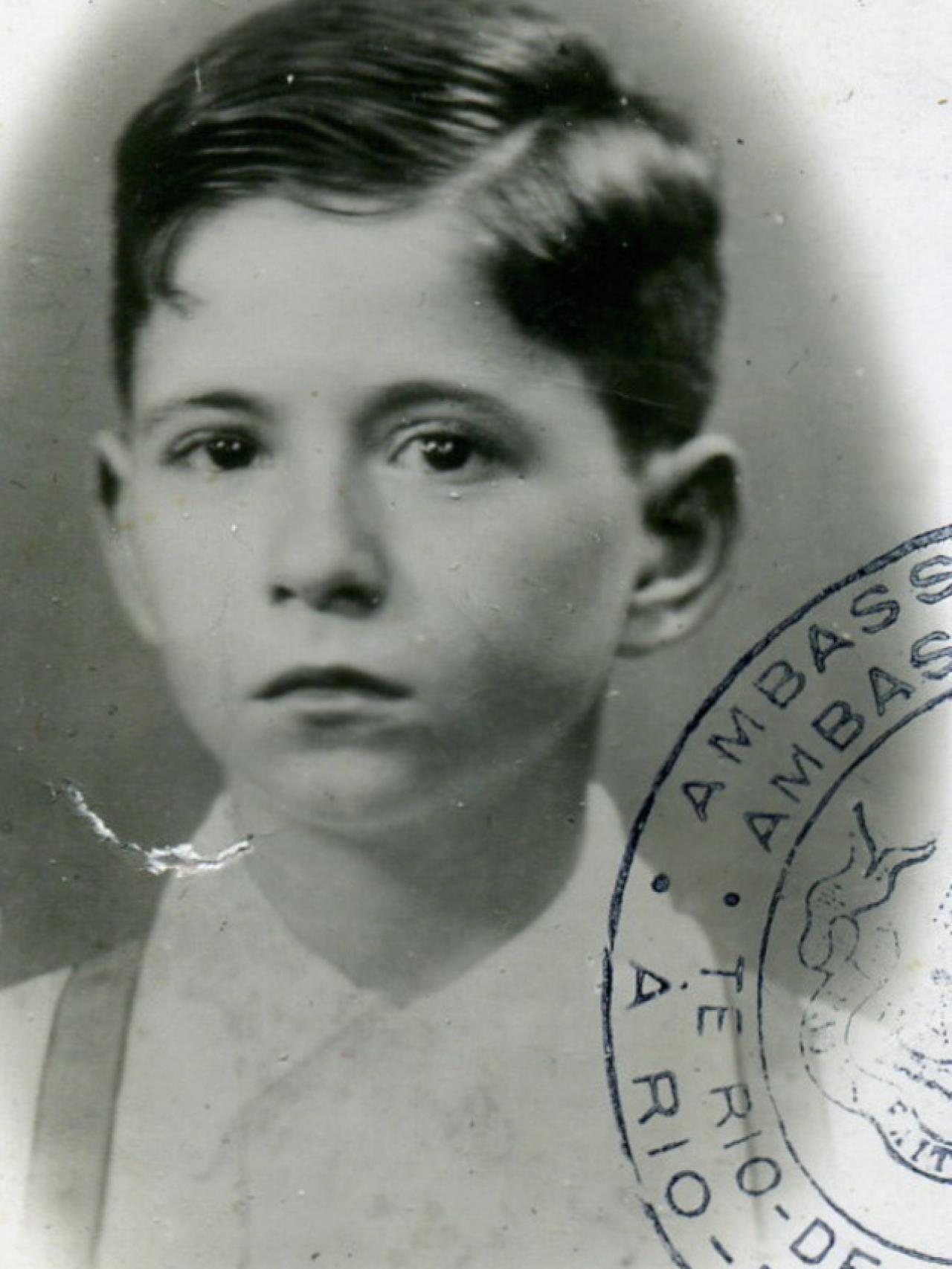 Foto de pasaporte de Daniel Matuzewitz, beneficiario de un visado de Sousa Mendes.