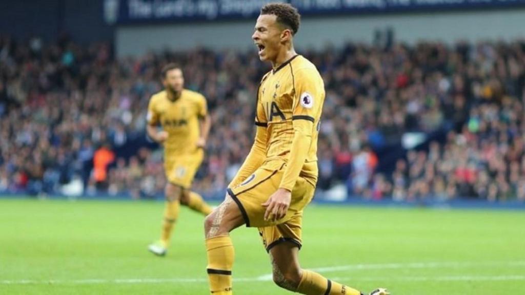Dele Alli celebra un gol. Foto: tottenhamhotspur.com
