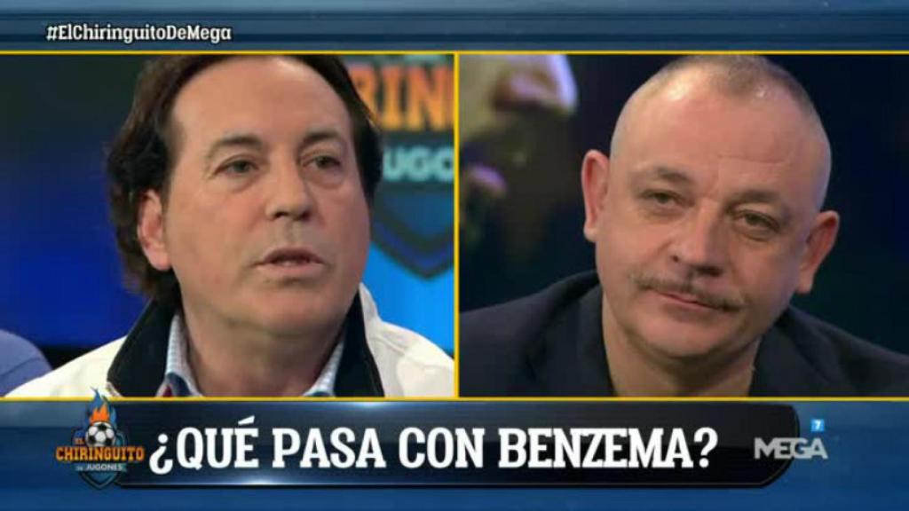 Pipi Estrada y Hermel en El Chiringuito