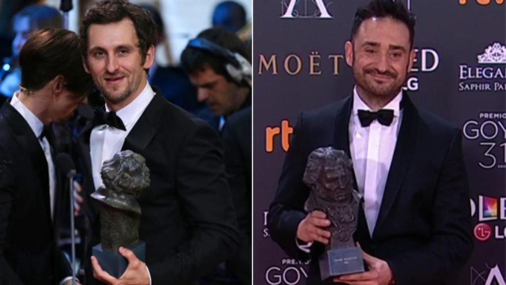 Image: Raúl Arévalo y Juan Antonio Bayona se reparten unos Goya emocionantes