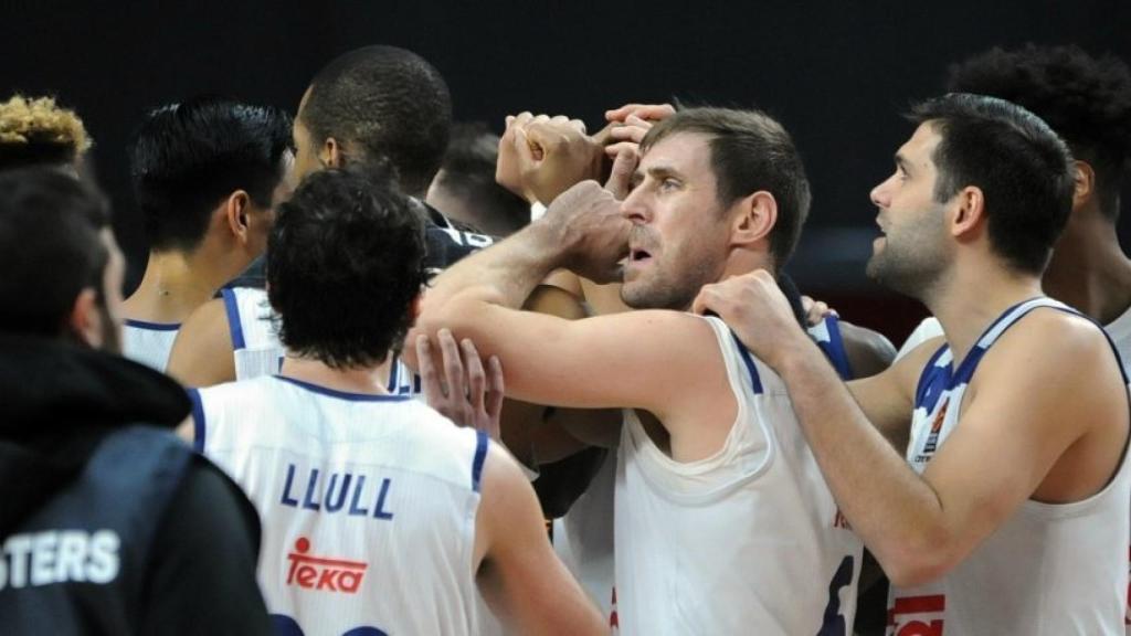 Los jugadores del Real Madrid