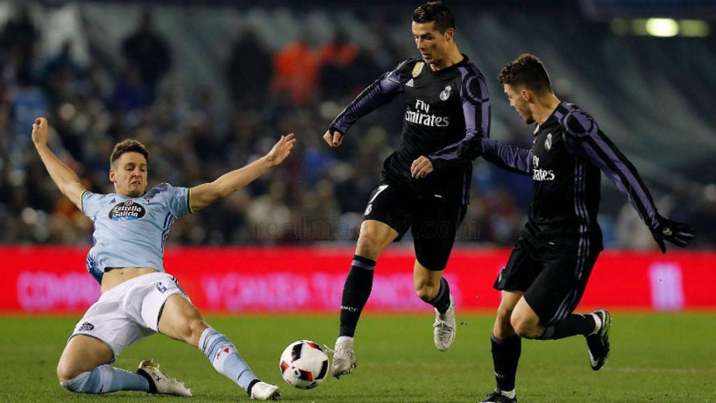 Cristiano ante el Celta