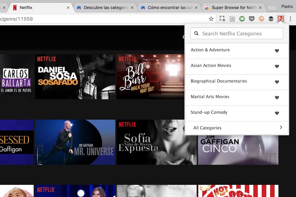 categorias netflix 2