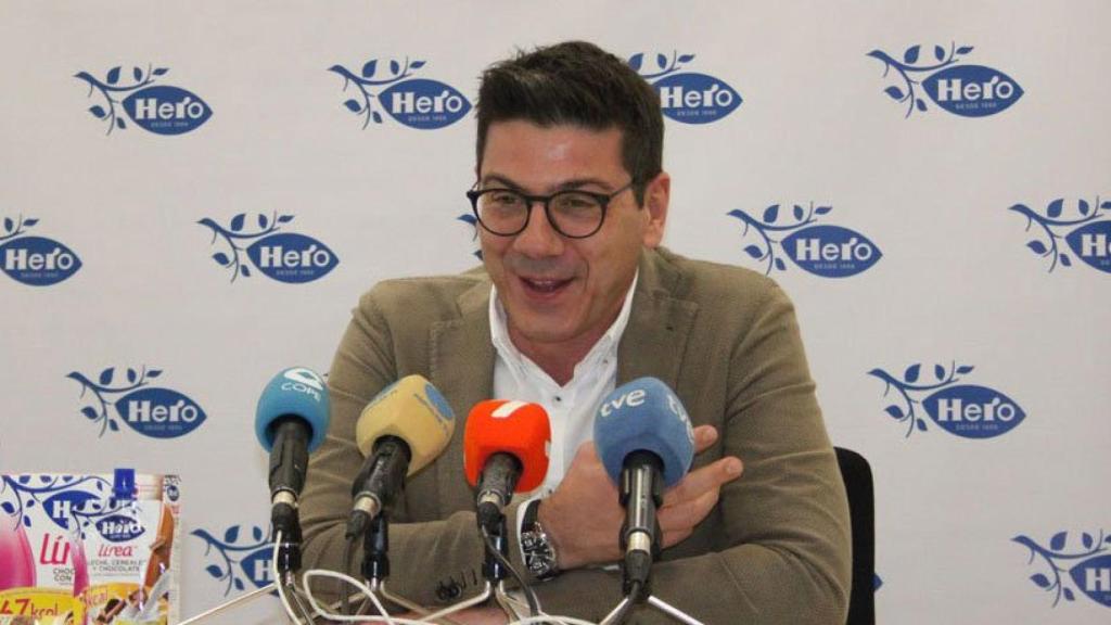 Fotis Katsikaris en rueda de prensa. Foto: Twitter (@ucammurcia)