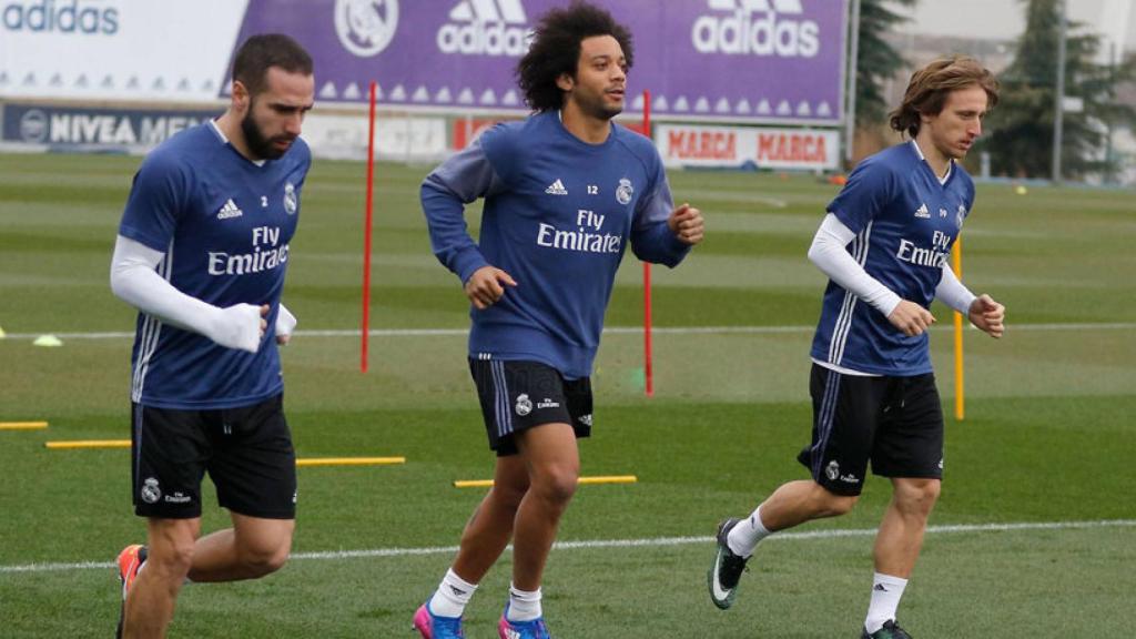 Entrenamiento del Real Madrid