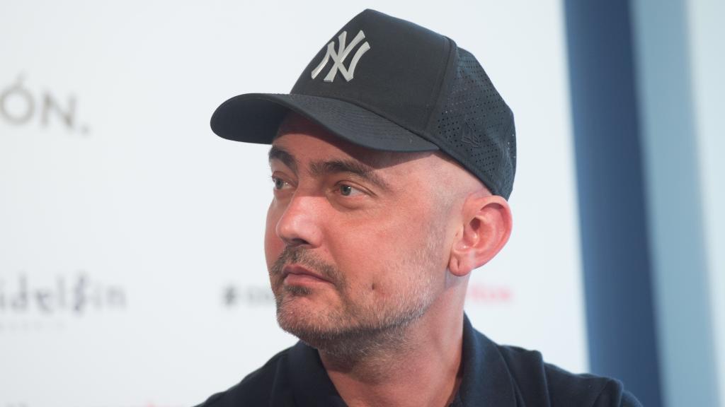 Una de las últimas imágenes de Delfín, cuando ya había anunciado su enfermedad