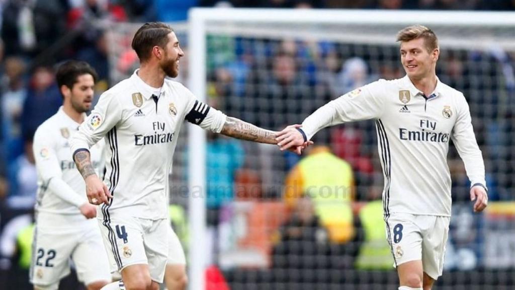 Sergio Ramos y Toni Kroos