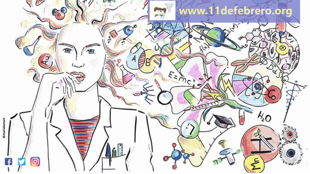 mujer-y-nina-en-la-ciencia-cartel-11febrero