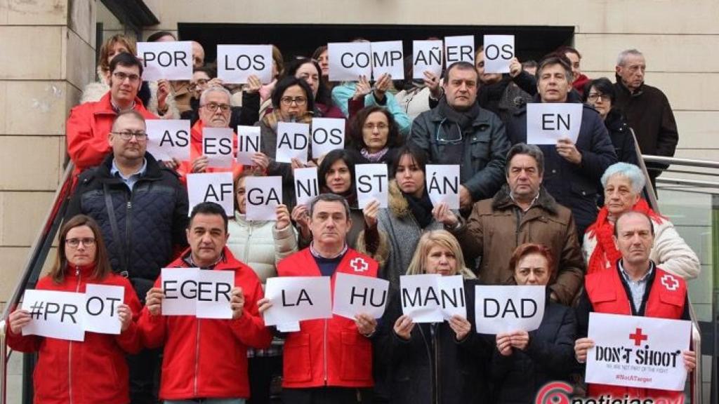 cruz roja valladolid minuto silencio 1