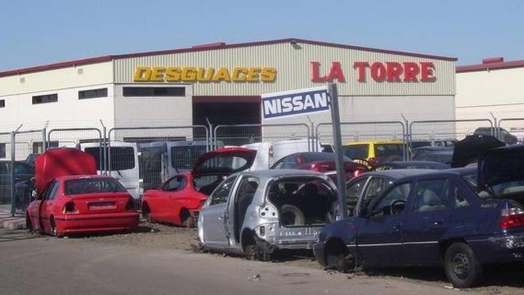 Las instalaciones de Desguaces La Torre se ubican en Torrejón de La Calzada
