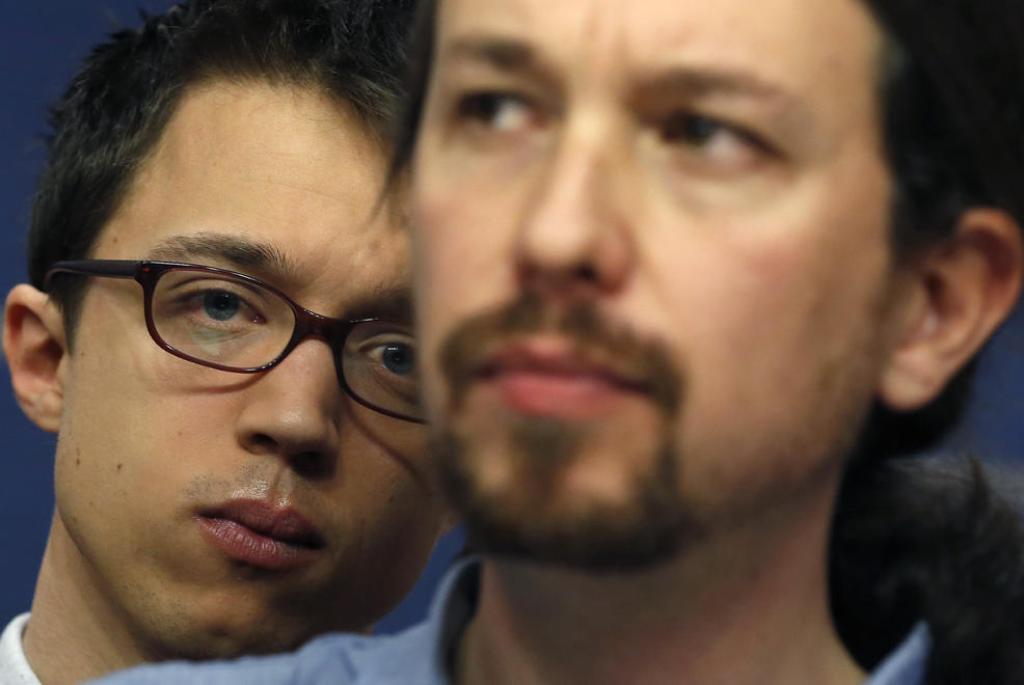 Iñigo Errejón y Pablo Iglesias.