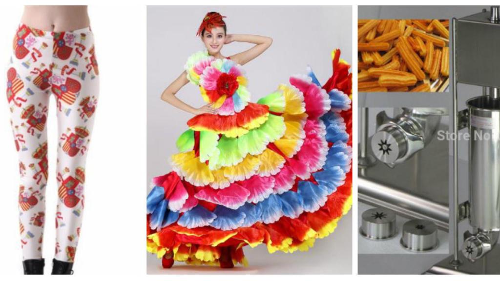 Artículos 'Marca España' que podrás encontrar en Aliexpress.