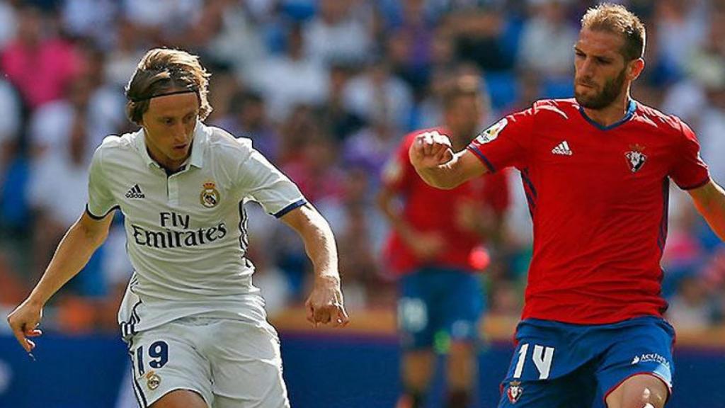 Real Madrid frente a Osasuna en la primera vuelta