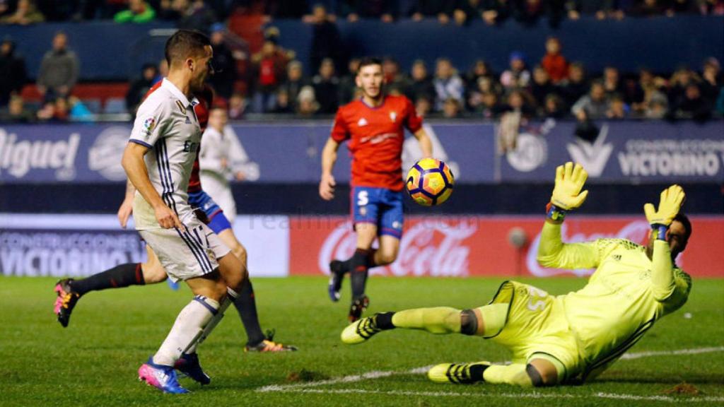 Gol de Lucas Vázquez ante Osasuna