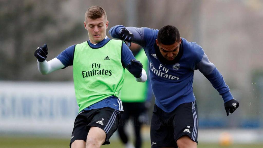 Kroos y Casemiro