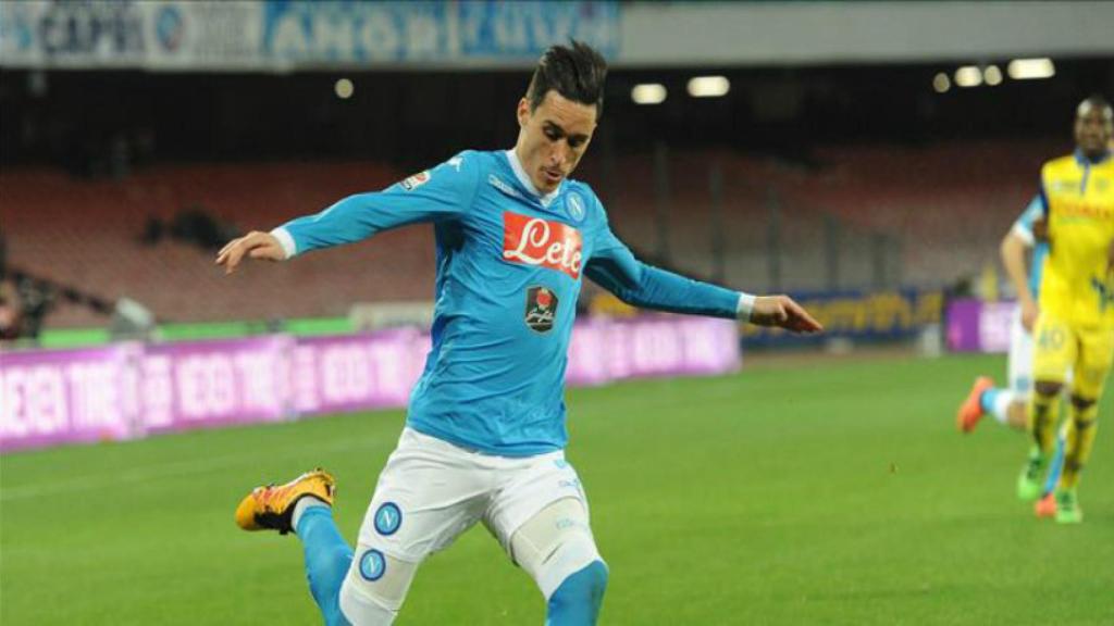 Callejón en un partido con el Nápoles. Foto: sscnapoli.it