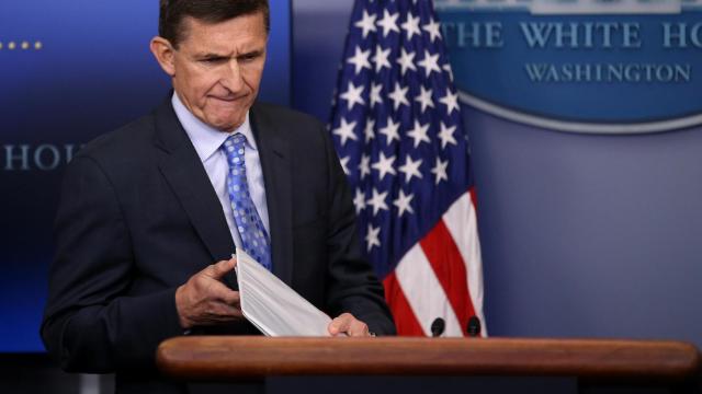 El ya exasesor de Seguridad de Trump, Michael Flynn.
