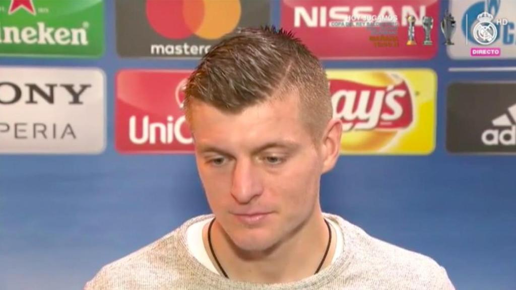 Kroos habla en zona mixta tras el encuentro ante el Nápoles