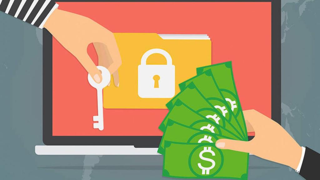 Ilustración del ransomware.