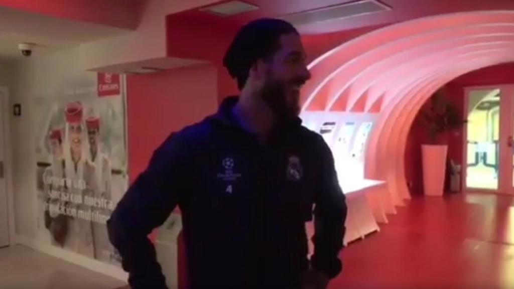 Sergio Ramos agradece a la Grada Fans RMCF su apoyo incondicional